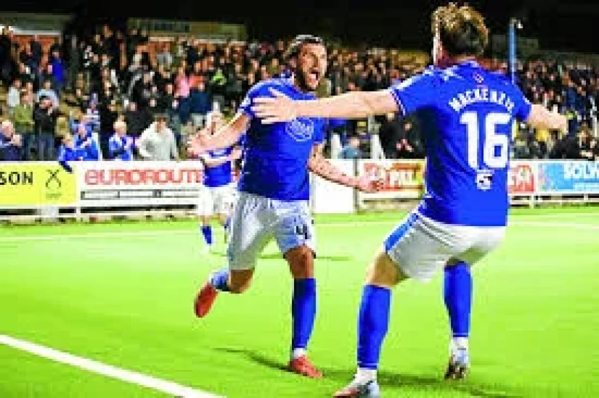 Ross Stewart Denies Olly Whyte as Stenhousemuir Vs Queen Of The South Ends Level
