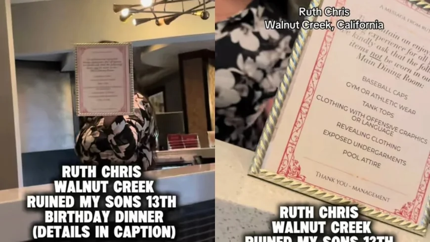 California woman says Ruth Chris denied birthday dinner over tracksuit