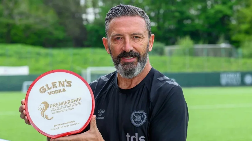 Derek Mcinnes drives Hearts 3 points clear with 3 games left