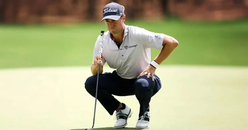 Justin Thomas uses Cameron Young's putter to reach third at Truist
