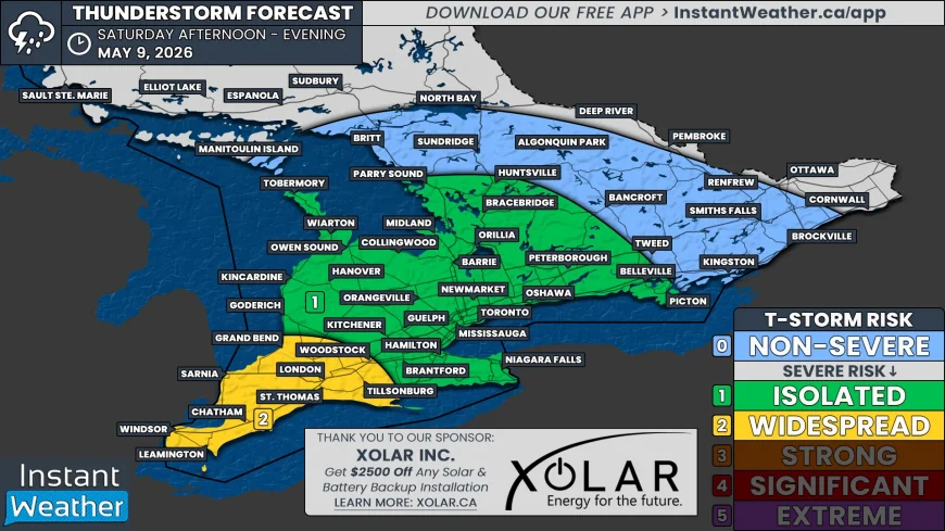 Environment and Climate Change Canada Issues Tornado Warning Ontario Today