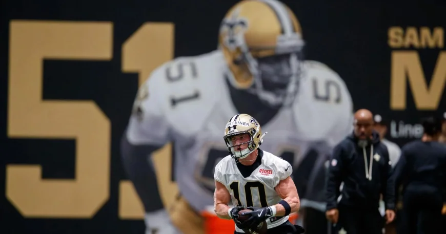 Bron Breakker Leads Saints Minicamp Media Day for Rechsteiner
