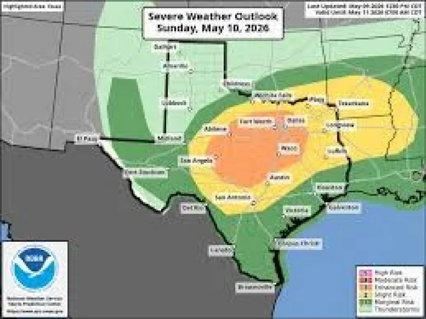 East Texas issues Severe Thunderstorm Watch for May 10 Mother’s Day