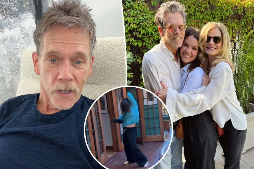 Kevin Bacon Recounts Bee Attack on Hike With Sosie and Scoot