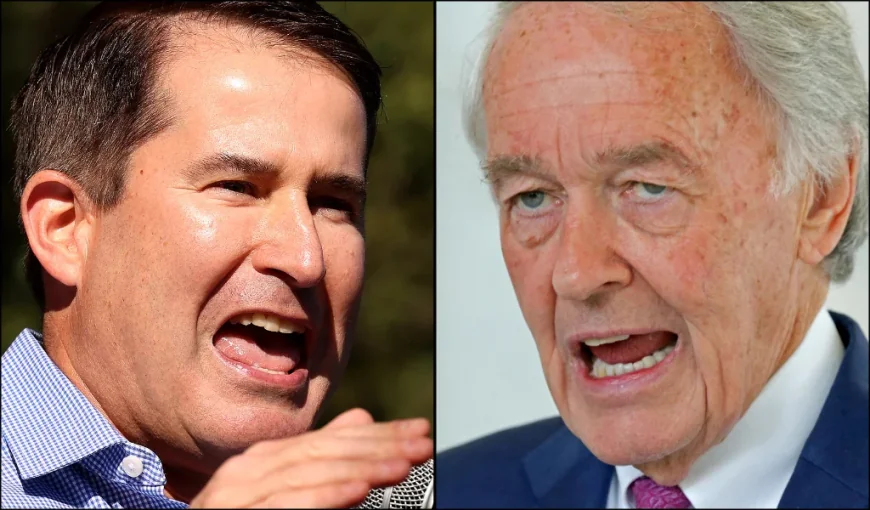 Markey leads Moulton 37% to 32% in Emerson poll — Ed Markey Seth Moulton Poll