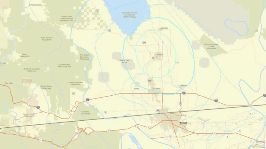 Brawley Earthquake Today Just Now Swarm Peaks at 4.4 Magnitude