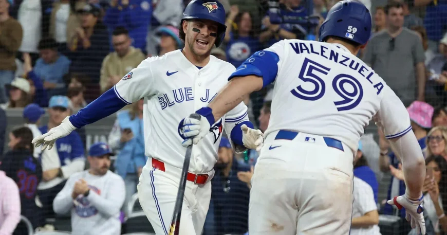 Blue Jays Addison Barger delivers 101.2 mph assist in return