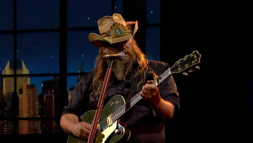 Chris Stapleton Covers Willie Nelson on Colbert Before May 21 Run Ends