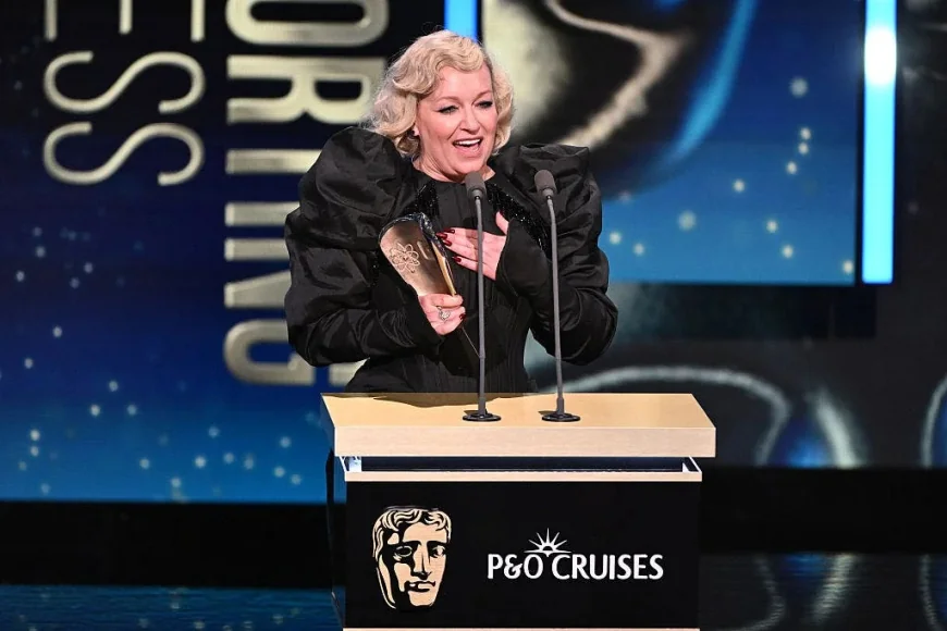 Christine Tremarco wins best supporting actress at BAFTA TV Awards