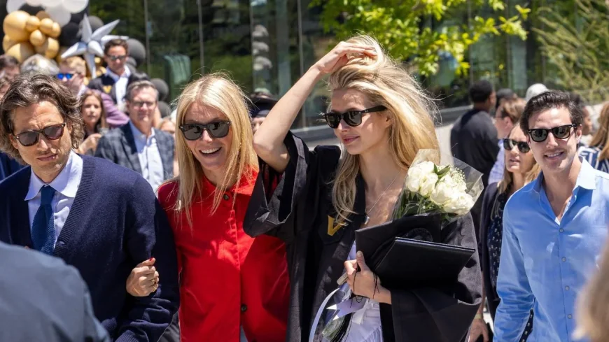 Gwyneth Paltrow Reunites With Chris Martin for Apple’s Graduation