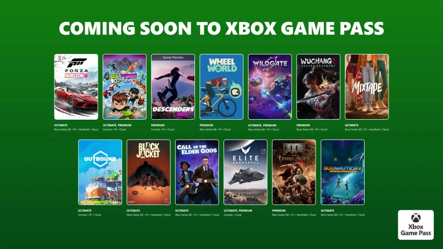 Xbox Game Pass Games Add Forza Horizon 6, Mixtape in May