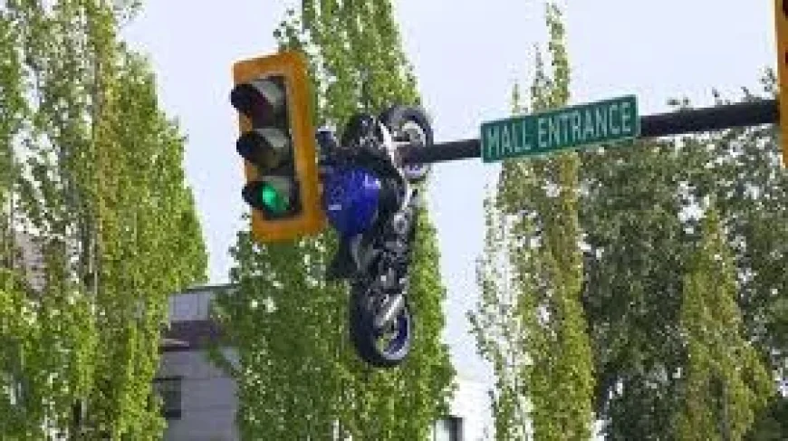 Delta Police Report Motorcycle On Traffic Light After Scott Road Crash