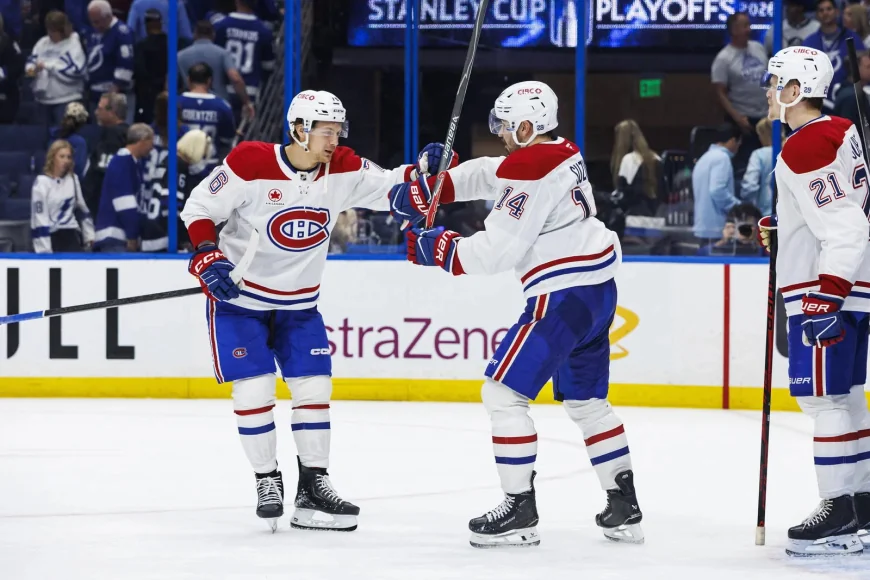 Zachary Benson trails Bolduc in Canadiens' 4th win