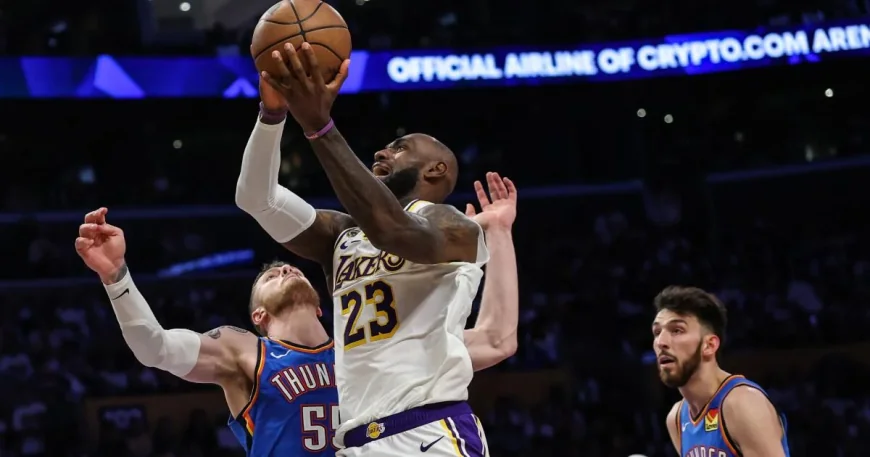 Lakers Fall 131-108 to Thunder as Is Lebron Retiring Looms