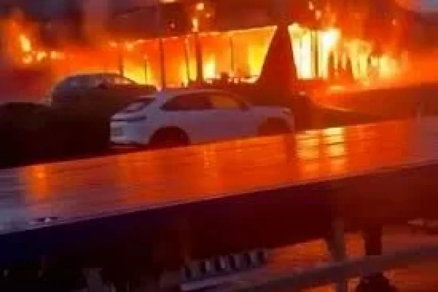 Carhill Cars fire destroys six vehicles near Garvagh