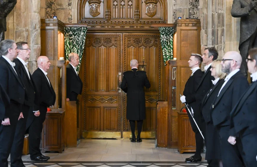 Black Rod summons MPs as Commons doors slam at State Opening