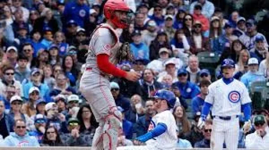 Tyler Stephenson's middle school mistake costs Reds at Wrigley Field