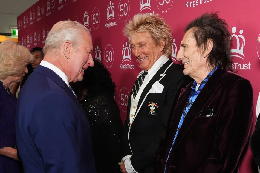 Rod Stewart King Charles reunion at Royal Albert Hall draws Faces duo