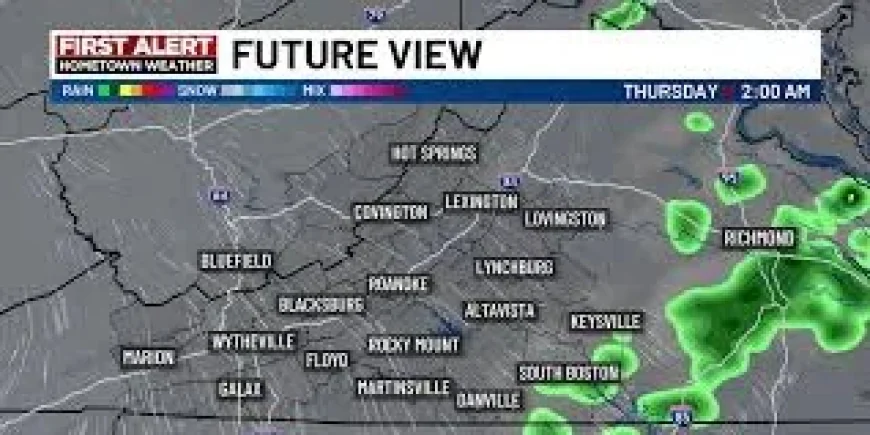 Burlington Weather Front Drops Temperatures Into 40s and 50s