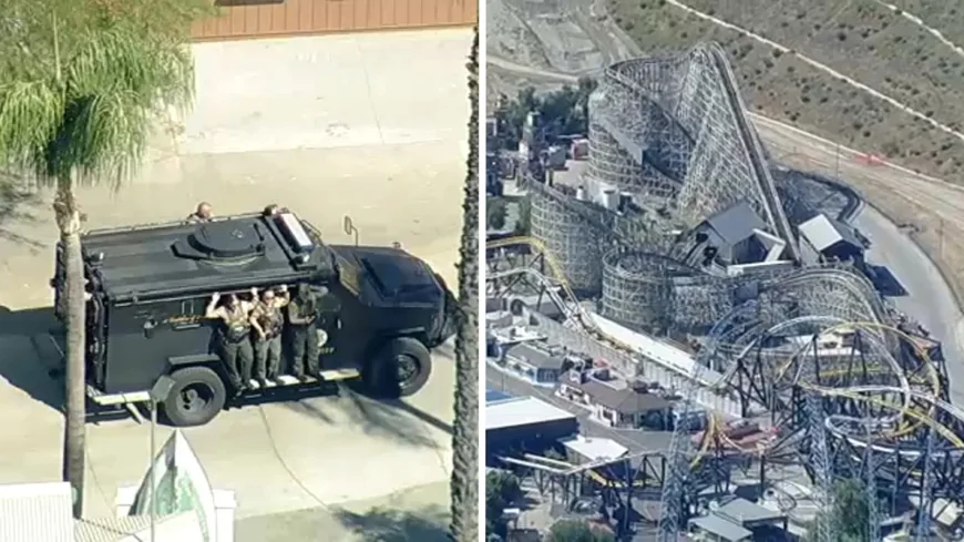 Six Flags Magic Mountain lockdown ends after bomb threat call