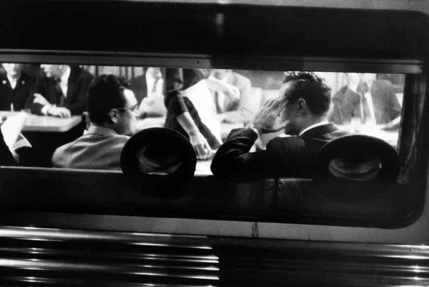 Louis Stettner Frames Penn Station Nyc Photos in 1958