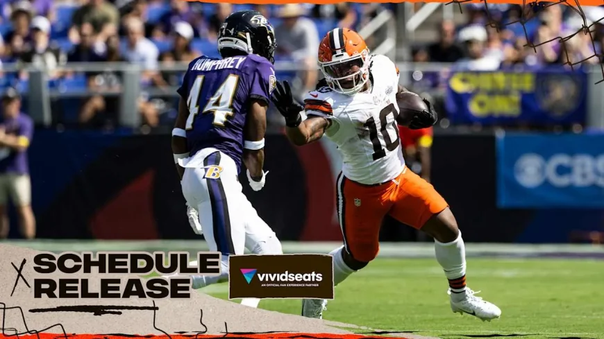 Cleveland Browns to reveal 2026 schedule May 14 at 7:30 p.m. ET