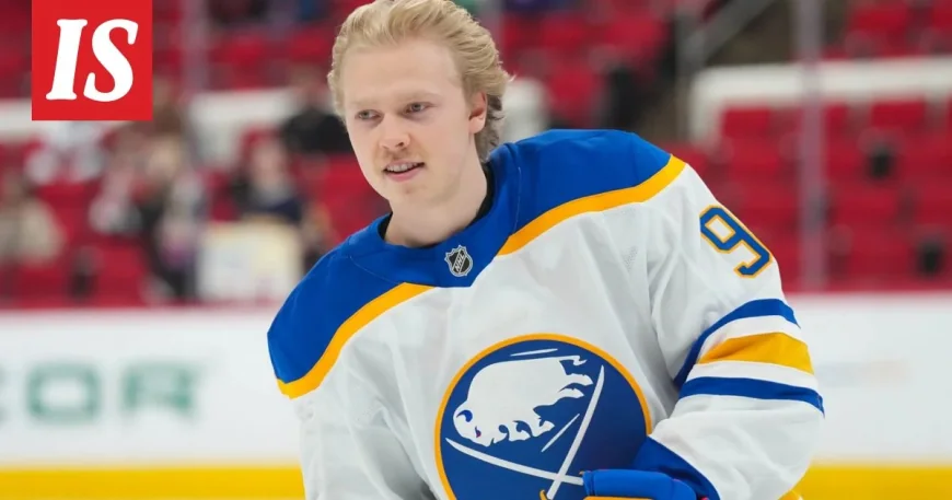 Konsta Helenius makes NHL playoff debut in Sabres’ 3-2 win