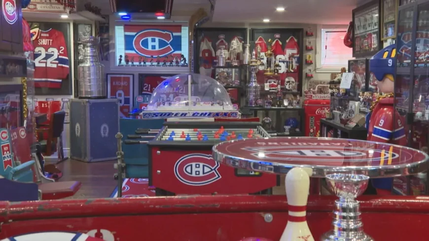 Tom Alvey and Tracey Huxford deck out Upper Ottawa Street for Canadiens Montreal