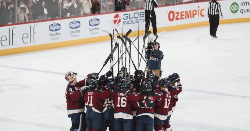 Poulin Lifts Montréal Past Minnesota to Victoire Montreal Score Finals