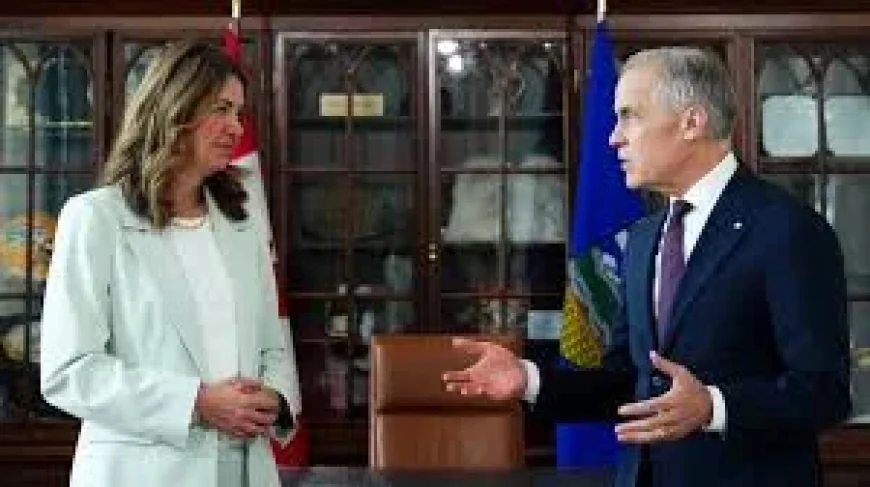 Danielle Smith reaches carbon pricing deal, pipeline timeline