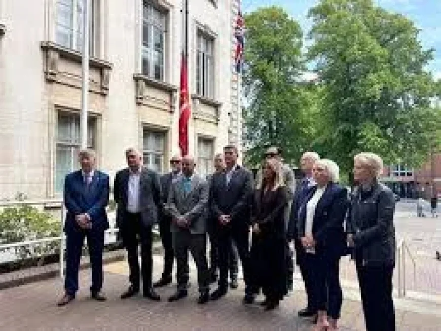 Reform UK replaces Ukrainian flag at Essex County Council HQ