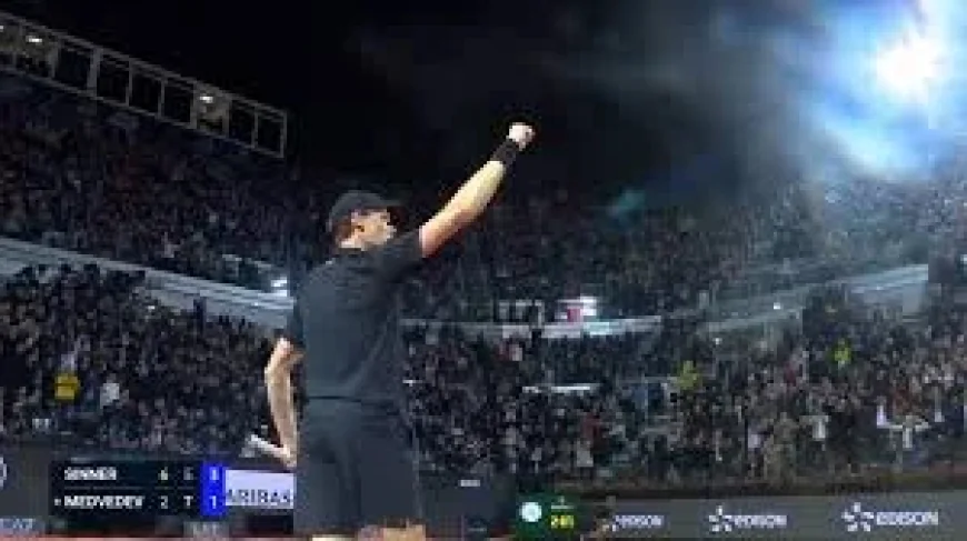 Sinner Breaks Djokovic Mark With 32nd Win at Rome Tennis