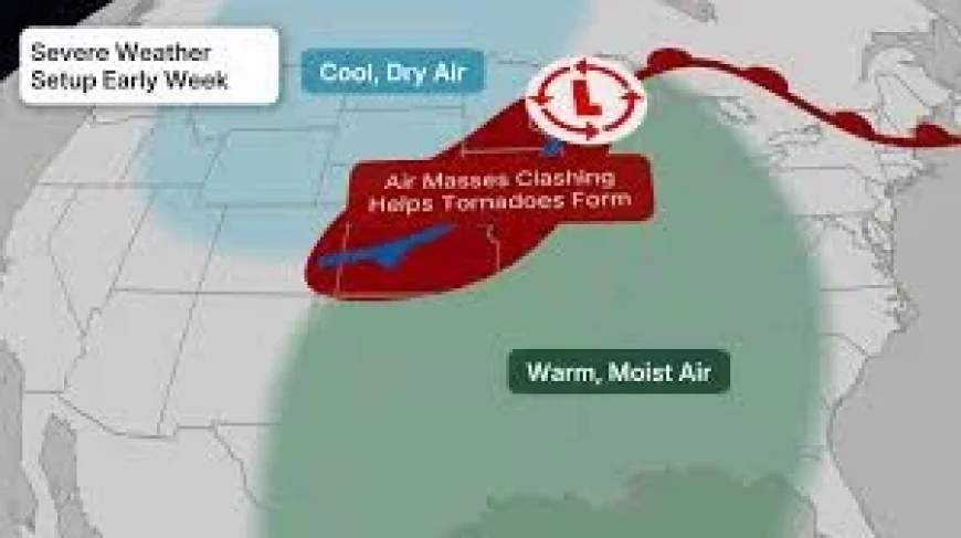 Omaha Weather: Severe Storm Threat Brings Monday Risk to 5 Cities