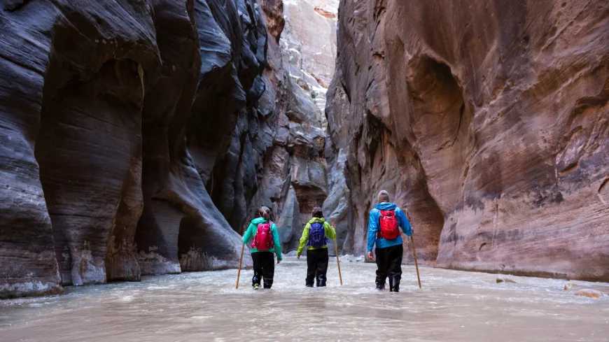 Jamie Aranoff Urges Booties for Zion National Park Narrows
