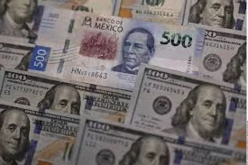 Peso cae a 17.34 por dólar y presiona al Dólar Estadounidense