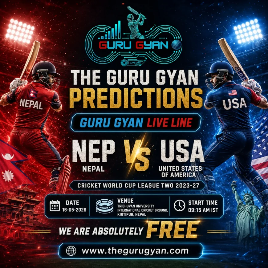 Nep Vs Usa: Nepal Set for Match 106 on May 16, 2026