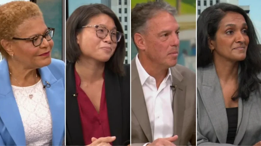 Nithya Raman joins ABC7 Los Angeles mayoral interviews before June 2