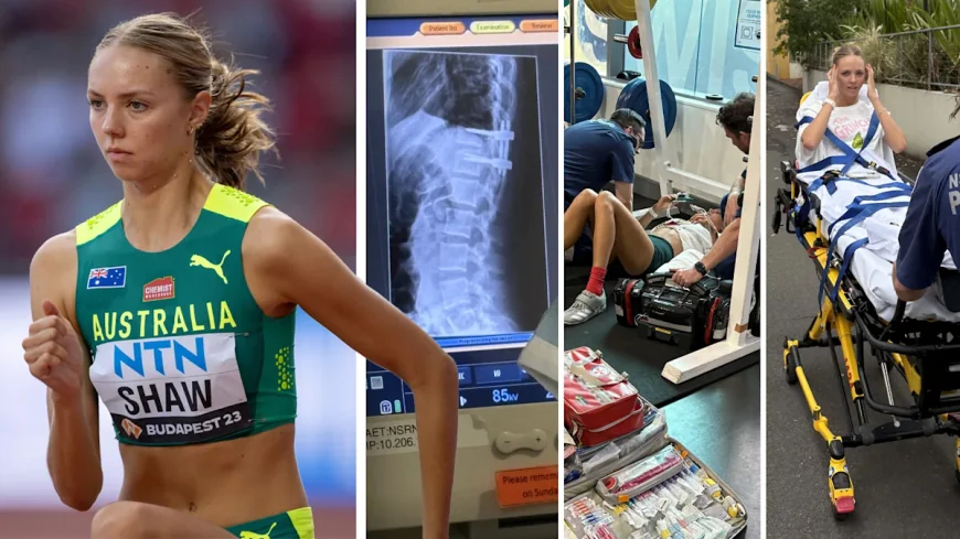 Erin Shaw undergoes spinal fusion after 135-kilogram gym accident