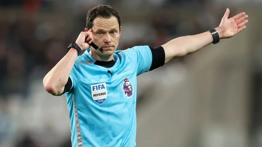 Darren England to referee Chelsea vs Manchester City at Wembley