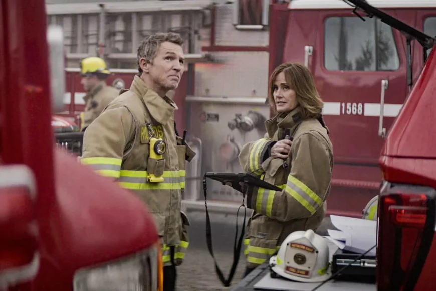 Max Thieriot Drives Fire Country - Season 4 Episode 19 to Pineville Dam