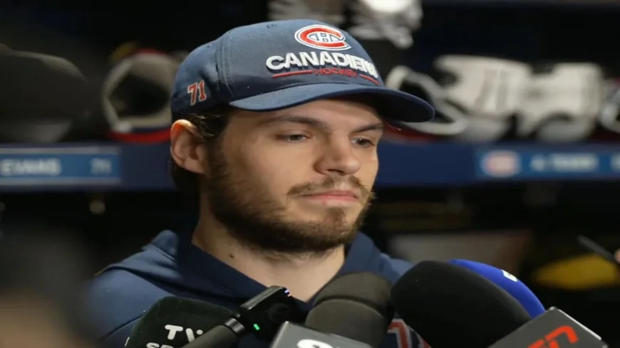 Jake Evans Addresses Game 6 Pressure Before Buffalo