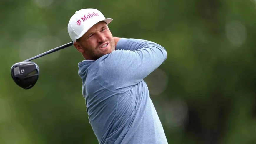 Wyndham Clark Strikes Spectator Camera on 11th Hole at PGA Championship