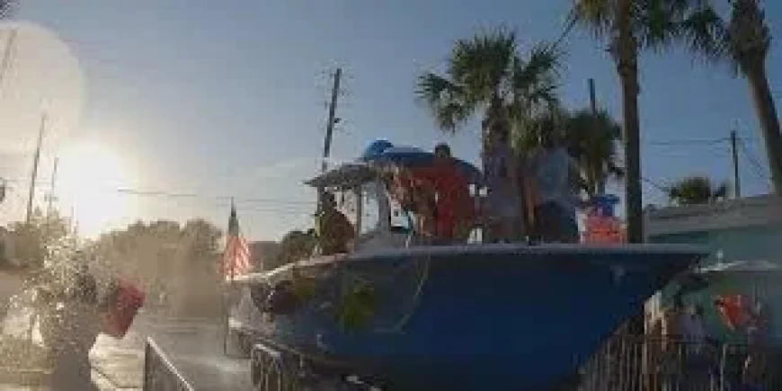 Frank Cunnane says Tybee Island parade drew thousands along 3 miles