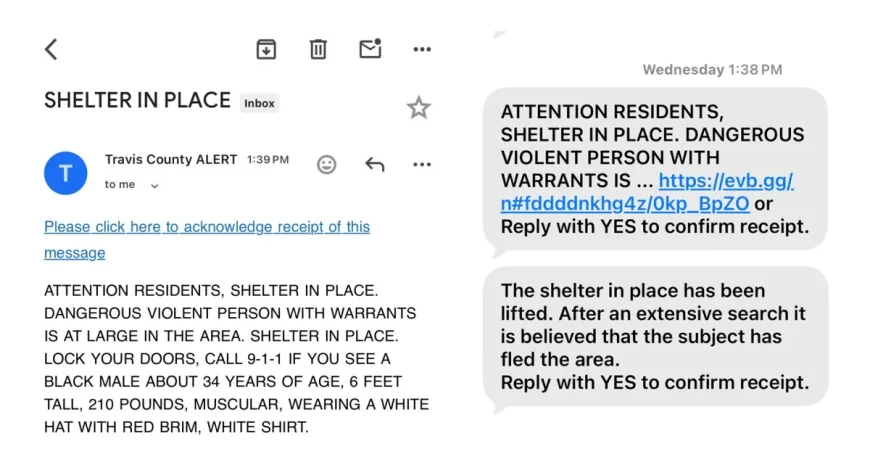 Austin Police Lifts 51,789-Person Austin Shelter In Place