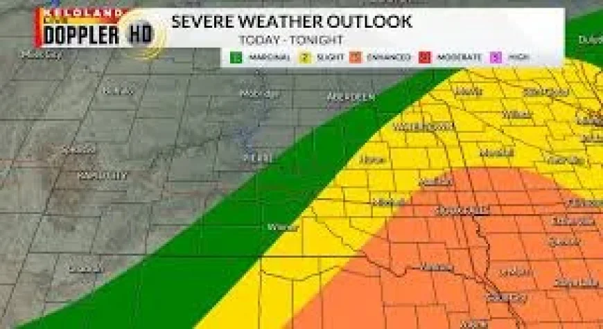 Tornado Watches Cover Most of Siouxland Until 10 PM — Keloland Weather