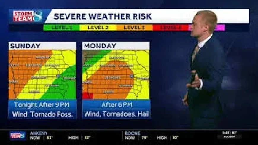 KCRG issues First Alert Days for Sunday and Monday storms — Kcci Weather