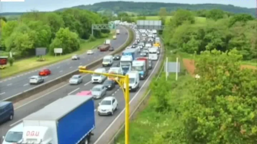 M5 Closures Halt Traffic Between J31 and J30 in Devon