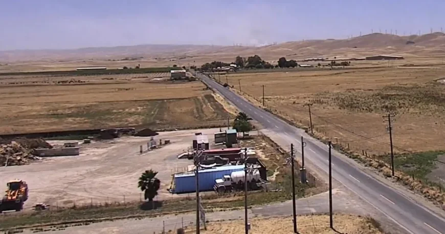 Cal Fire Battles 80-Acre Pass Fire Near Altamont Pass