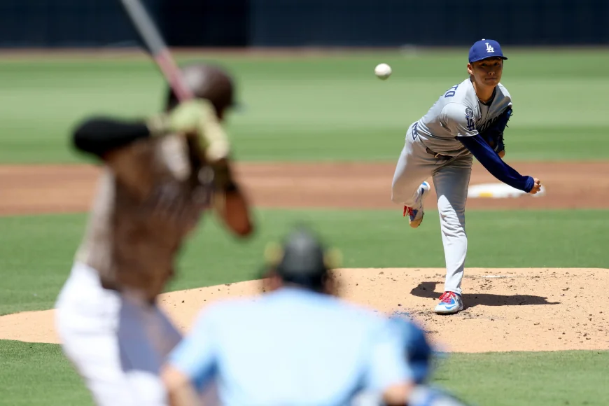 Yoshinobu Yamamoto Opens Padres Vs Dodgers Series at Petco Park