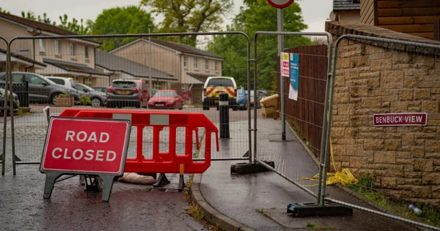Officials evacuate 30 homes in Coalsnaughton after ground movement